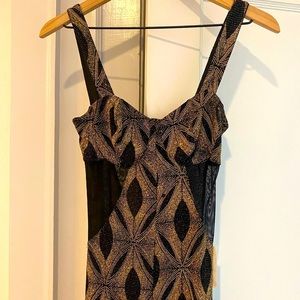 ASOS Metallic Full-Length Bodysuit/Jumpsuit sz. 4